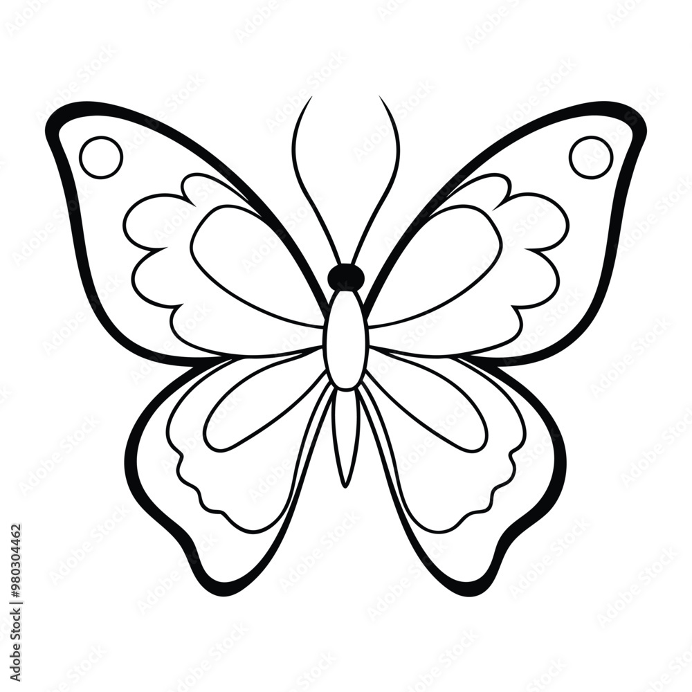Batterfly Silhouette vector Illustration design Batterfly Silhouette vector Illustration design