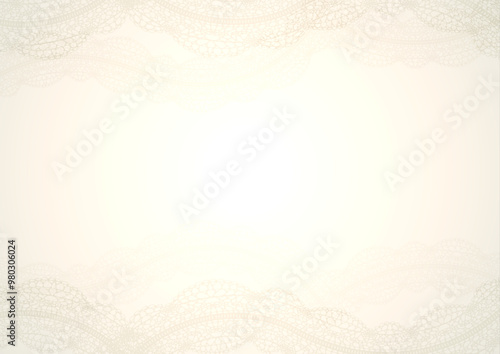 Elegant lace ribbon vector design background
