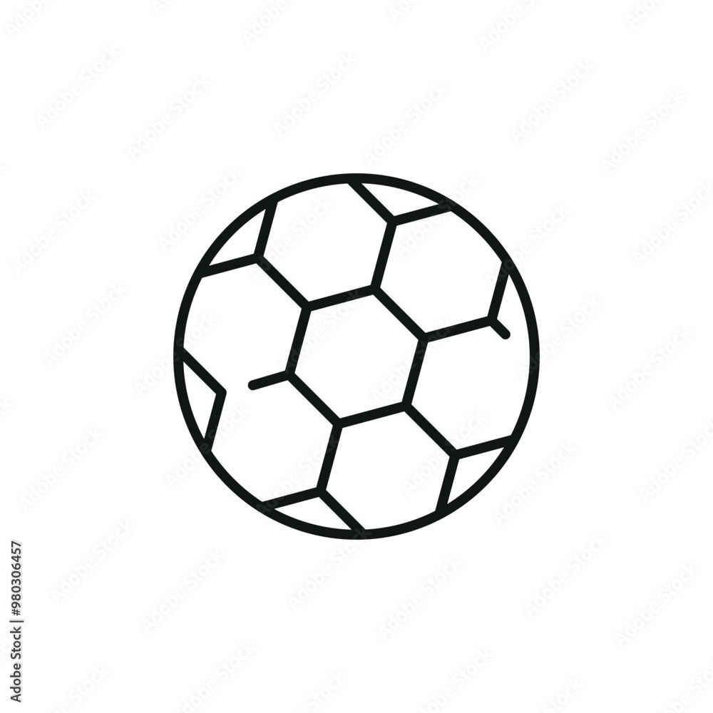 Soccer ball icon. Simple soccer ball icon for social media, app, and web design. Vector illustration Soccer ball icon. Simple soccer ball icon for social media, app, and web design. Vector illustration