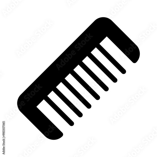 comb glyph icon