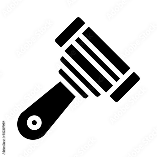 razor glyph icon