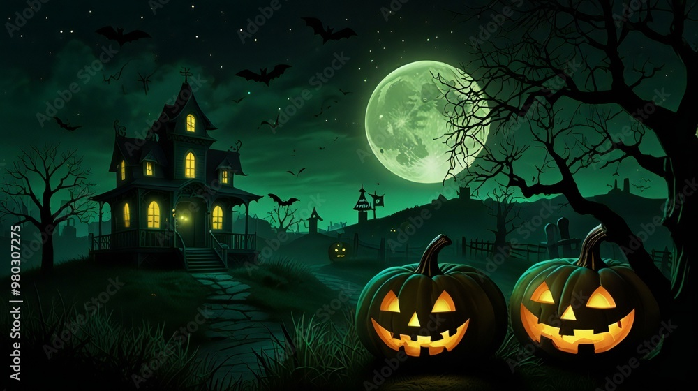 halloween background with pumpkin halloween background with pumpkin