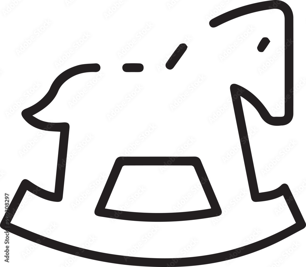 Horse icon symbol vector image Illustration
Horse icon symbol vector image Illustration