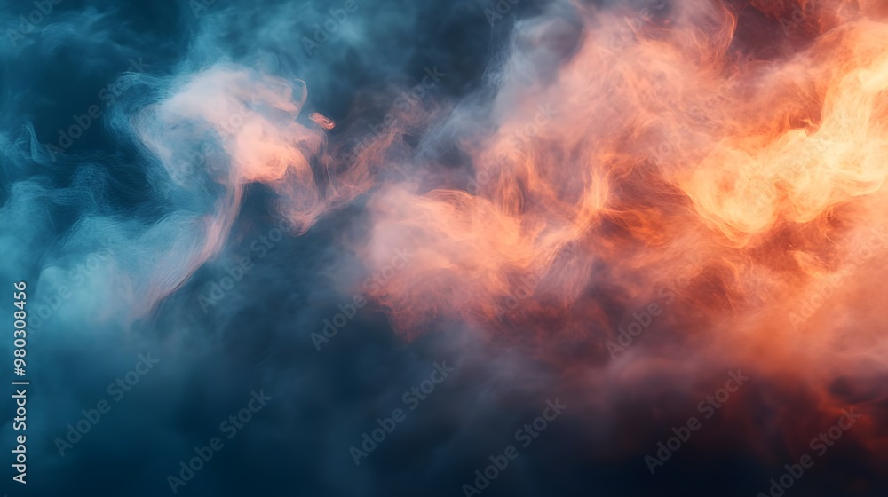 Bright smoke swirls merging into a soft dynamic abstract texture Bright smoke swirls merging into a soft dynamic abstract texture