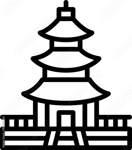 Pagoda icon