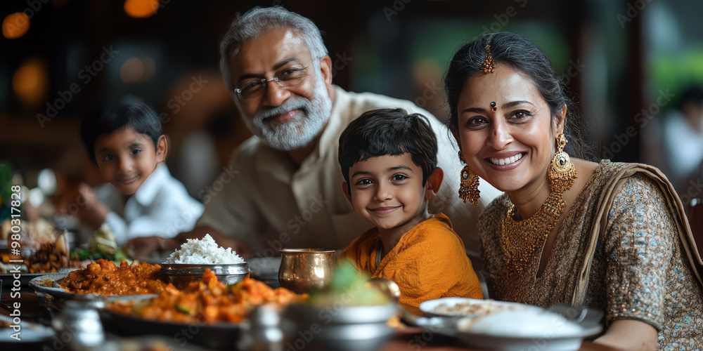 an Indian family enjoying dinner at home. Warmth. an Indian family enjoying dinner at home. Warmth.