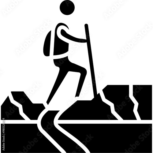 Trekking Icon