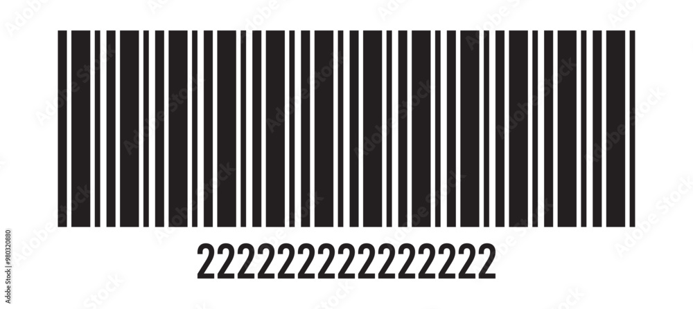 Barcode vector icon. Bar code for web design. Isolated illustration Barcode vector icon. Bar code for web design. Isolated illustration