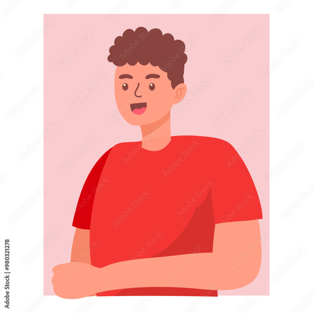 Obraz premium People Peeping Character on White Background. Vector Cartoon Graphic