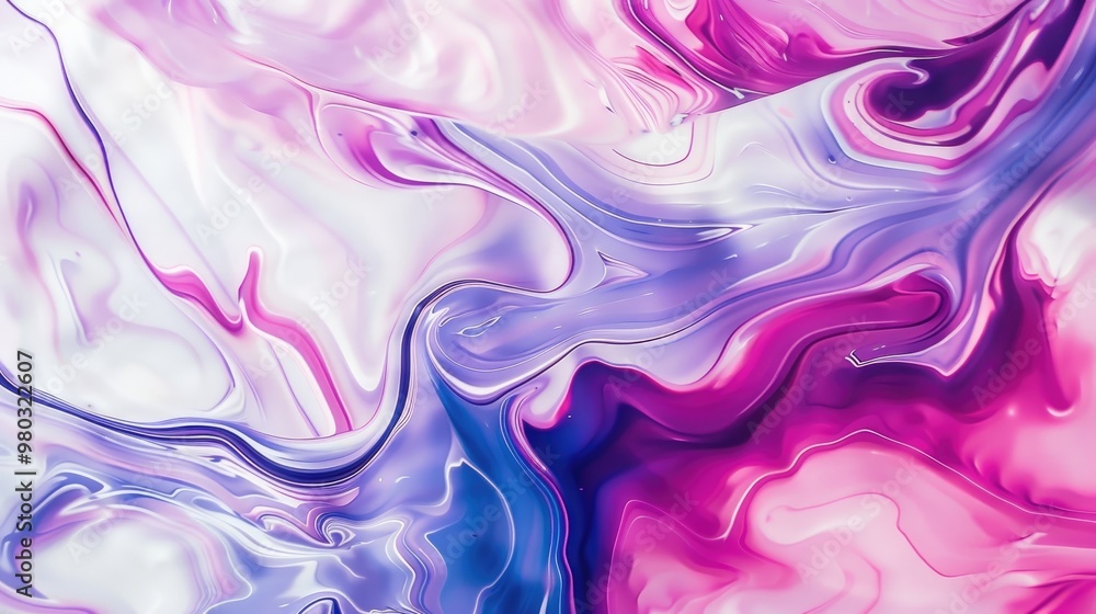 art photography of abstract marbleized effect background. Violet, white, pink and blue creative colors. Beautiful paint art photography of abstract marbleized effect background. Violet, white, pink and blue creative colors. Beautiful paint