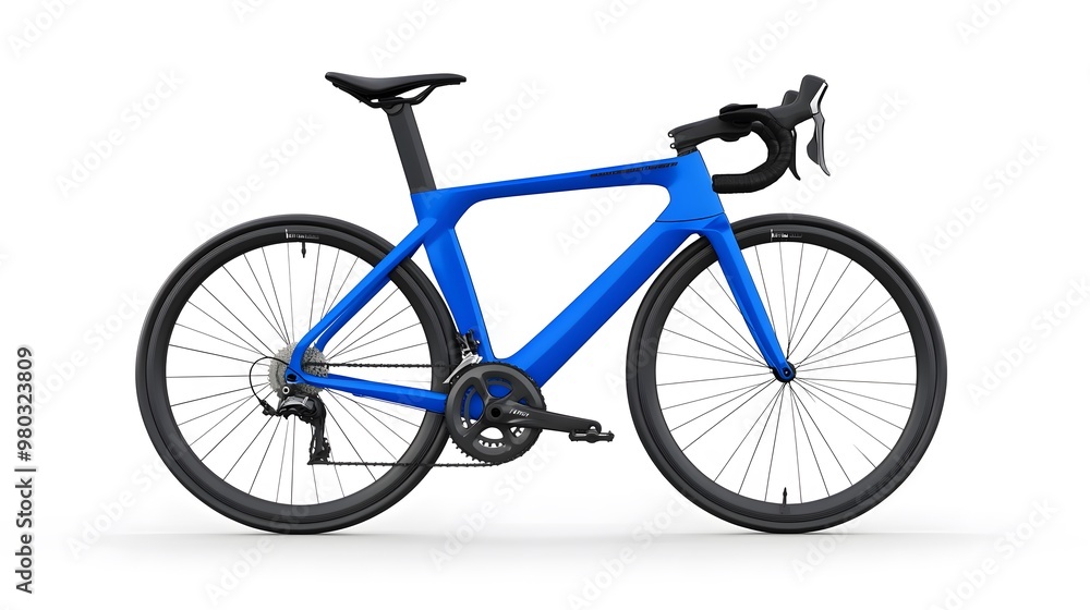 Fototapeta premium bicycle in white background