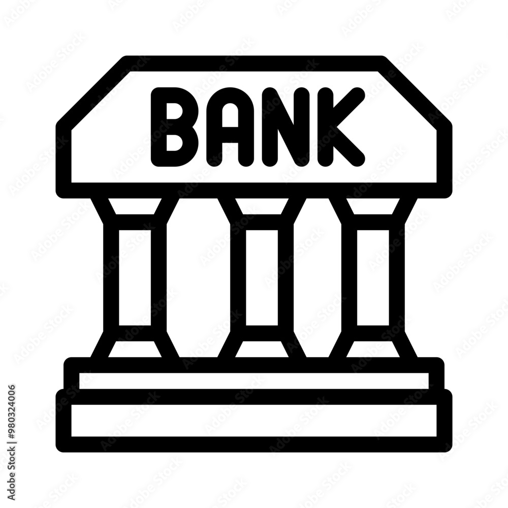 bank line icon
