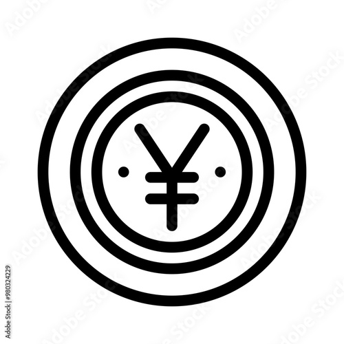 yen line icon