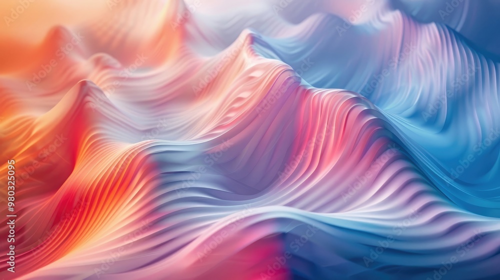 Gradient flowing geometric pattern background texture for poster cover design. Gradient flowing geometric pattern background texture for poster cover design.
