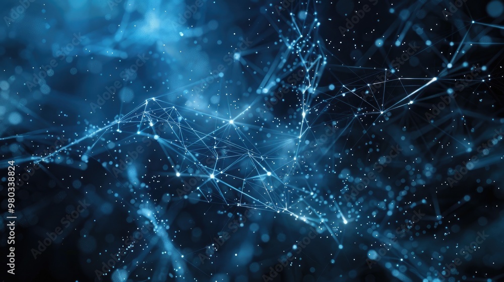 abstract technology particles lines mesh background abstract technology particles lines mesh background