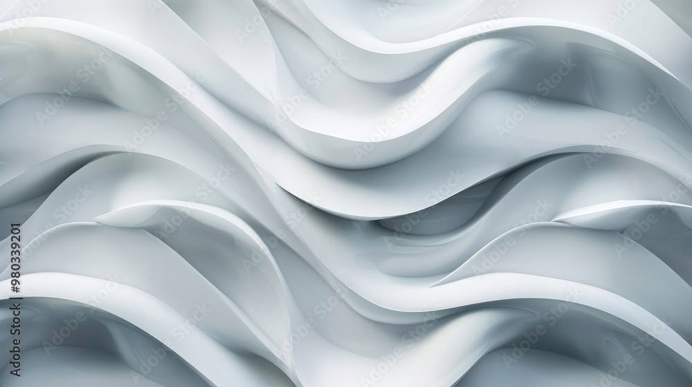 Abstract Wave Background. Minimal White Geometric Wallpaper Abstract Wave Background. Minimal White Geometric Wallpaper