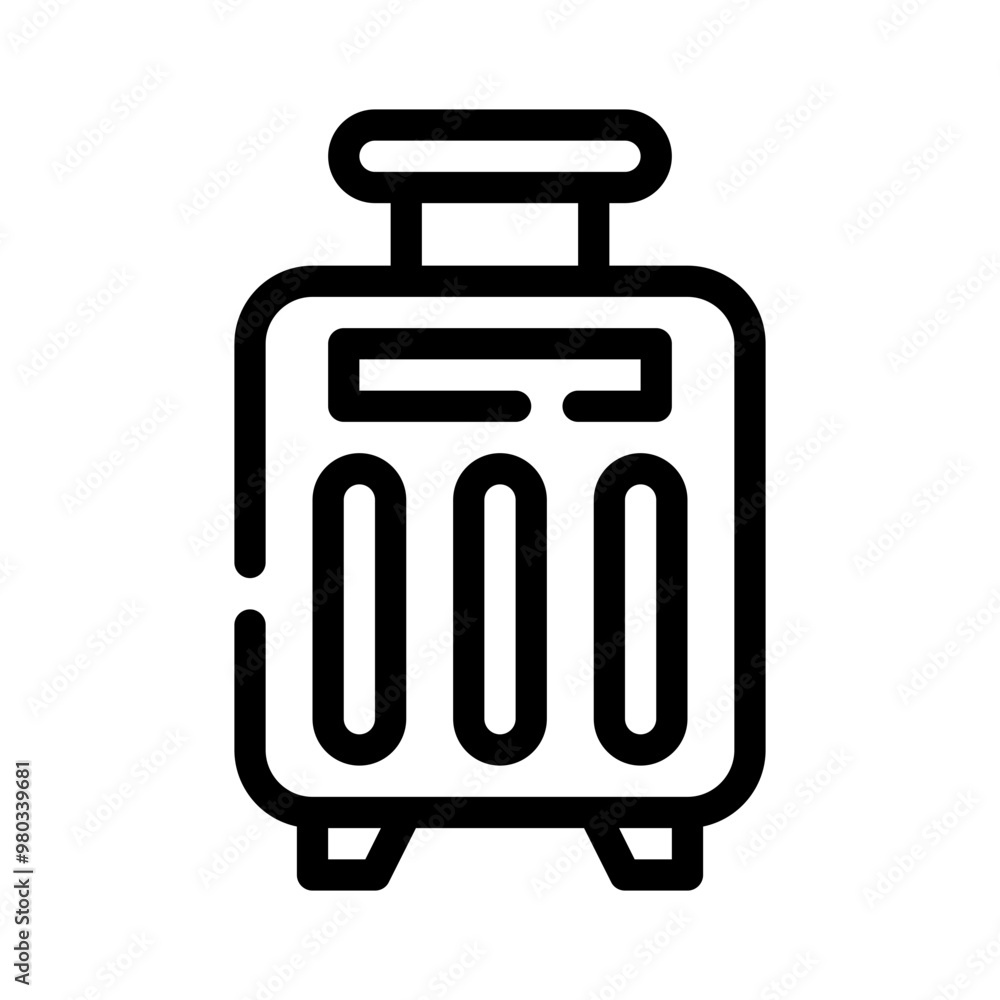 Obraz premium suitcase line icon
