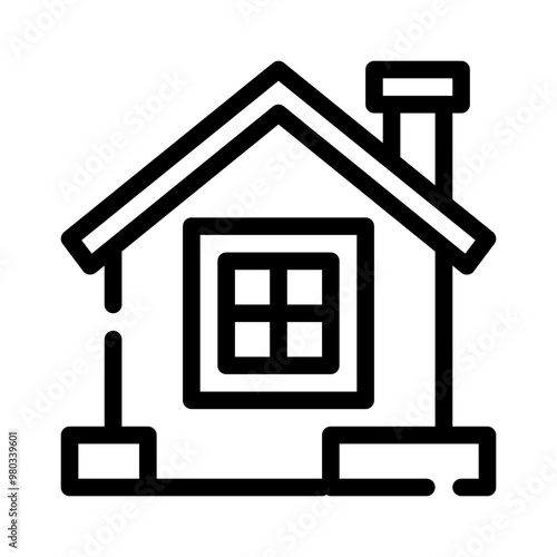 housing line icon