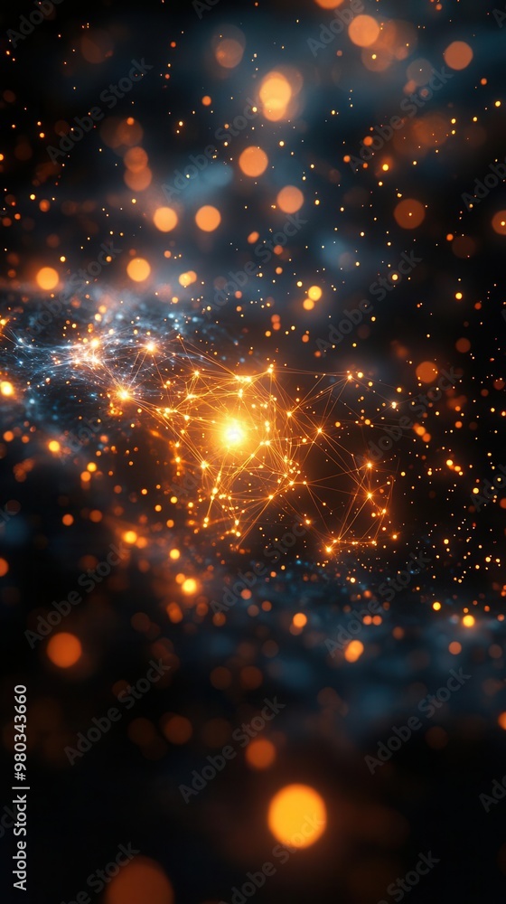 illuminated quantum network glowing fiber optic threads interweave forming intricate patterns against a dark backdrop suggesting advanced technology and global connectivity illuminated quantum network glowing fiber optic threads interweave forming intricate patterns against a dark backdrop suggesting advanced technology and global connectivity
