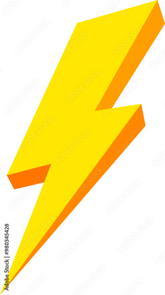 Isometric Lightning Thunder Isometric Lightning Thunder
