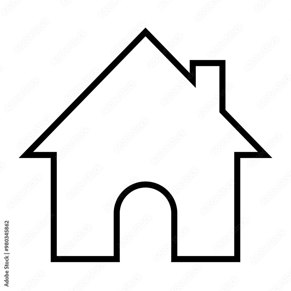 Web home flat icon for apps and websites, Home sign icon. Main page button. Navigation Web home flat icon for apps and websites, Home sign icon. Main page button. Navigation