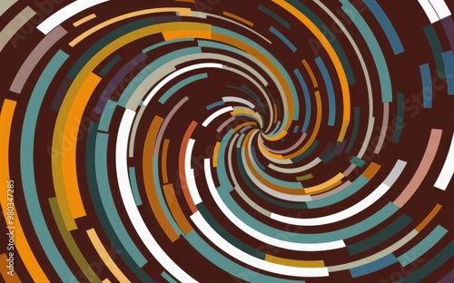 Abstract Spiral Vortex Background