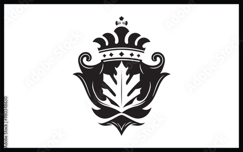 Coat of arms flat logo