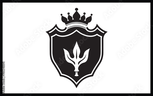 Coat of arms flat logo