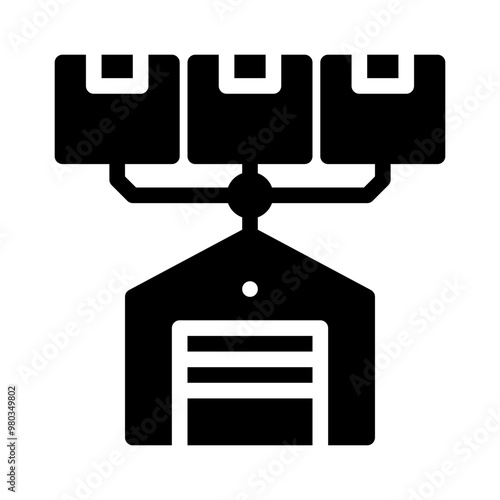 transport glyph icon