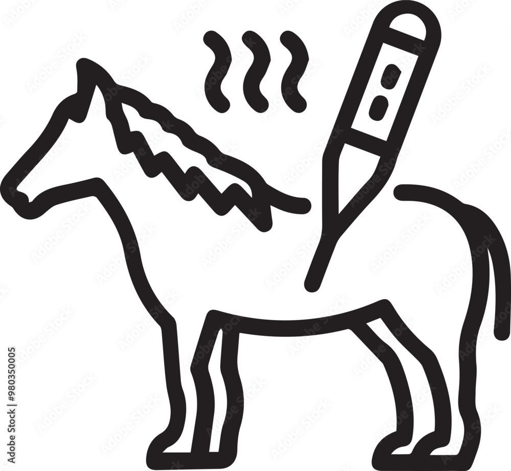 Horse icon symbol vector image Illustration
Horse icon symbol vector image Illustration