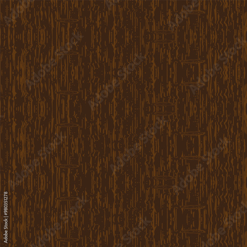 Aged wooden texture with dark brown grain and rough vintage surface