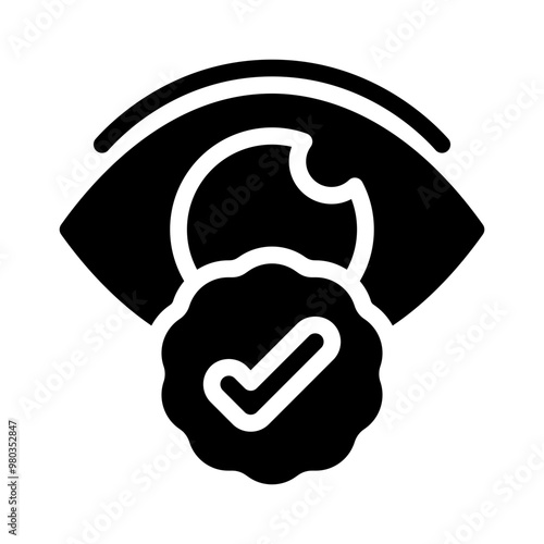 observation glyph icon