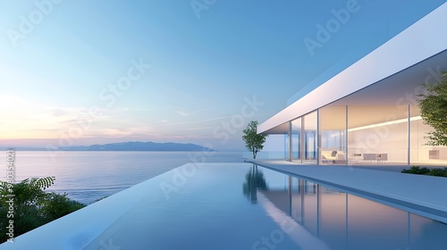 Luxurious Oceanfront Cliffside Villa With Infinity Pool Overlooking Tranquil Coastal Landscape