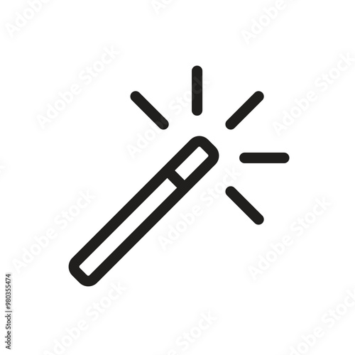 Magic Wand Icon - Line