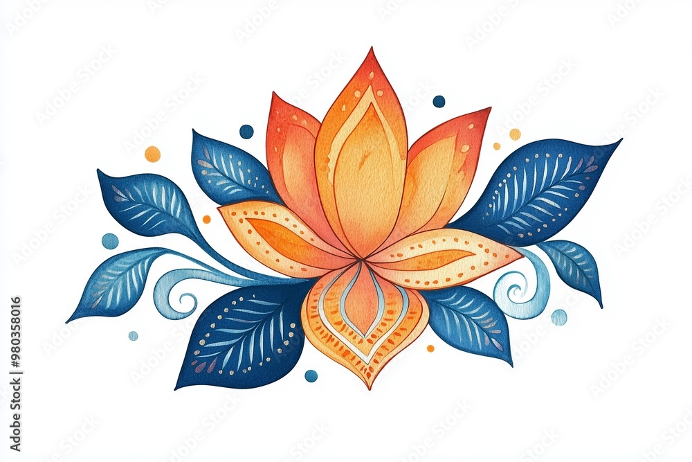 Obraz premium abstract floral background