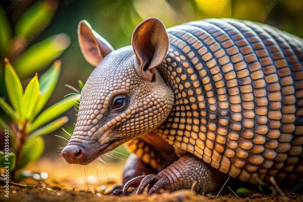 Close up of armadillo Close up of armadillo