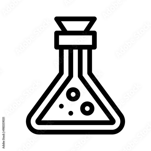 flask line icon