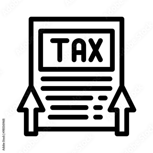 tax line icon