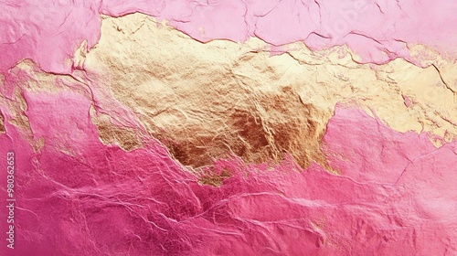 Decorative pinkgold foil texture ideal for enhancing artwork with a luxurious feel photo