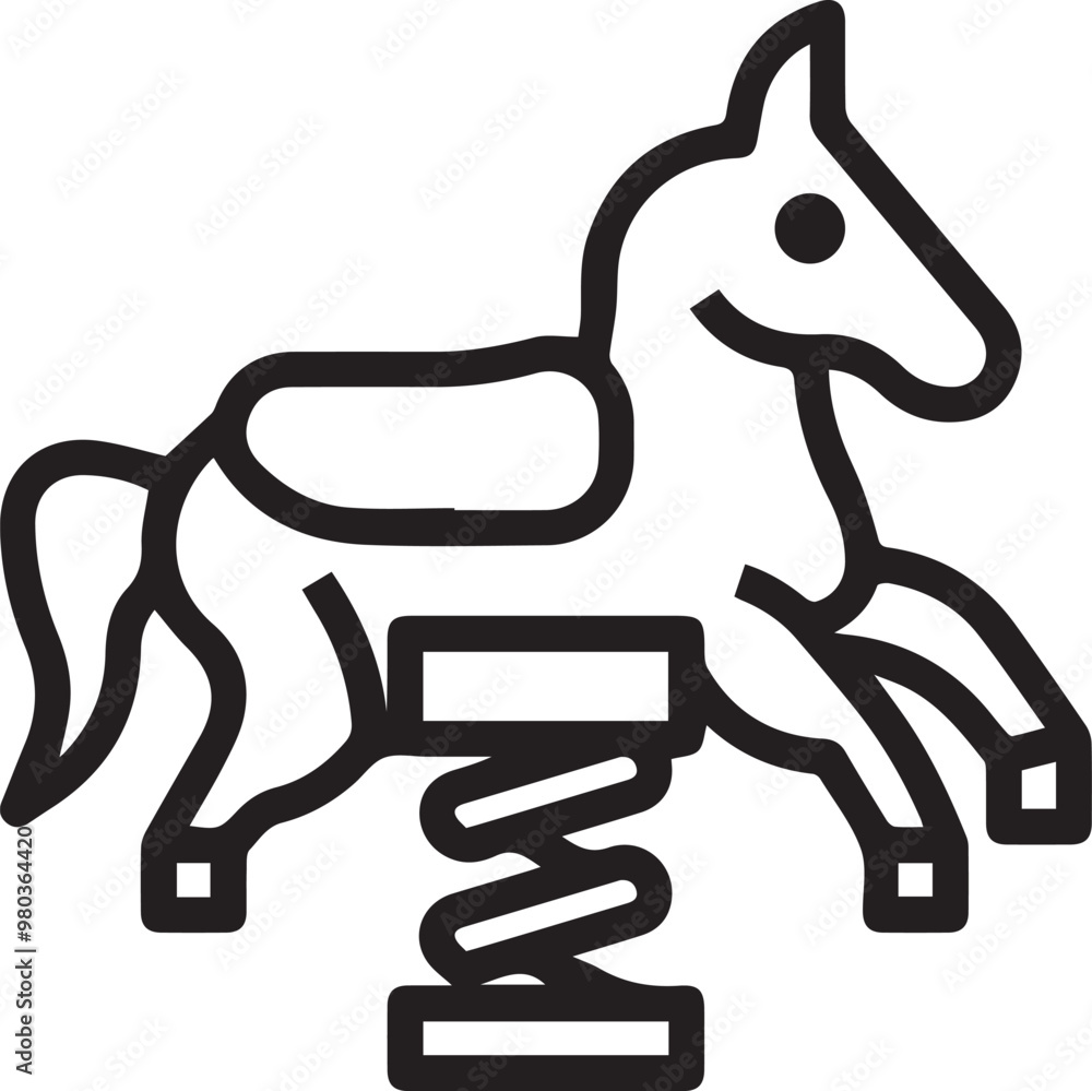 Horse icon symbol vector image Illustration
Horse icon symbol vector image Illustration