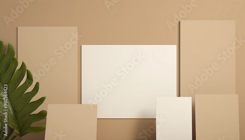 abstract digital collage art background
