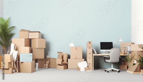 moving in the office