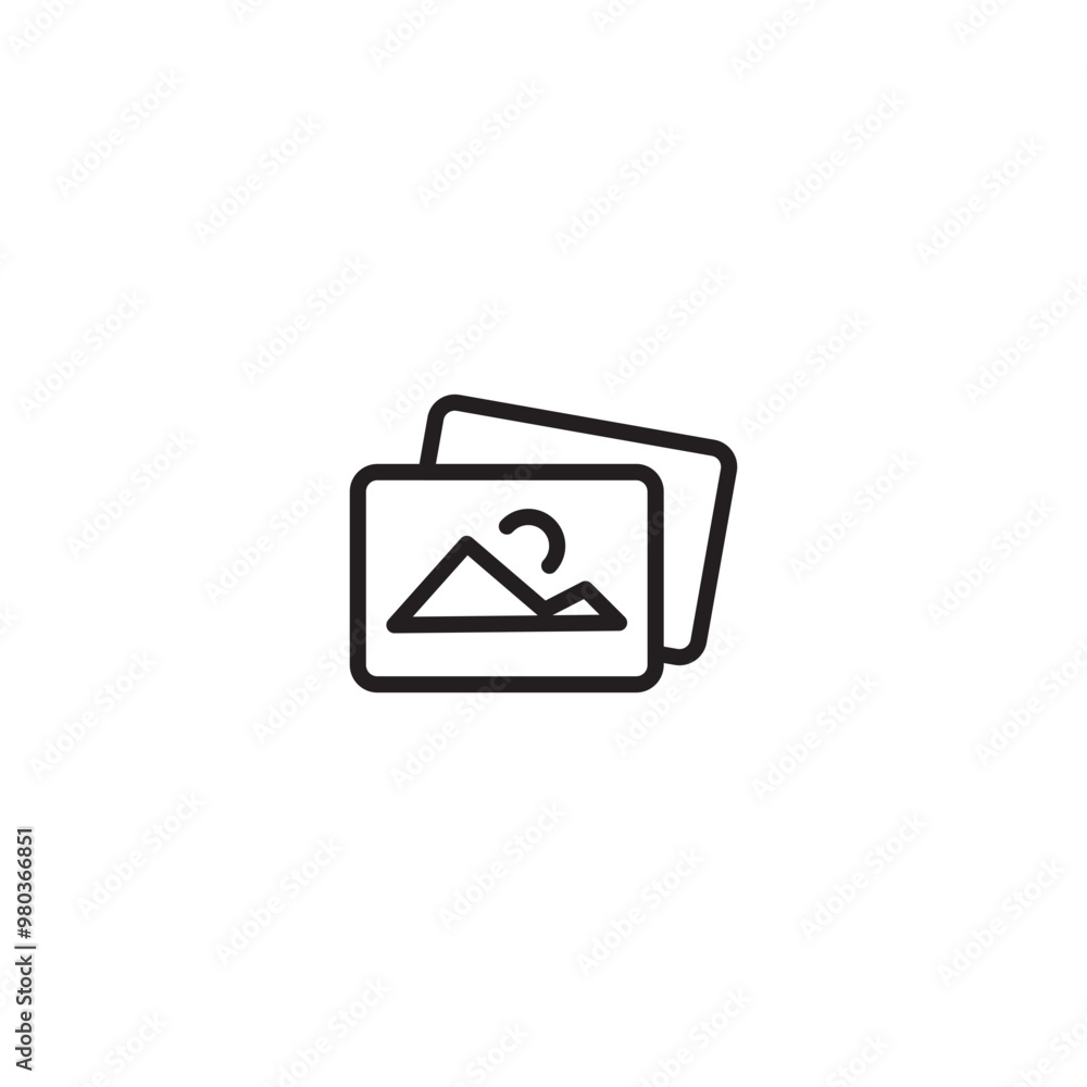 Web line icon. Gallery, design for website. Editable icon. Web line icon. Gallery, design for website. Editable icon.