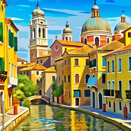  A tempera painting.
