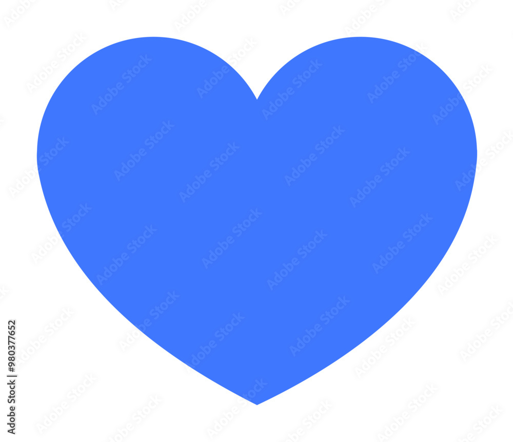 A solid blue heart shape, representing love and affection. Ideal for themes like love, romance, Valentine s Day, emotions, and relationships. The vector is clean and minimalist. A solid blue heart shape, representing love and affection. Ideal for themes like love, romance, Valentine s Day, emotions, and relationships. The vector is clean and minimalist.