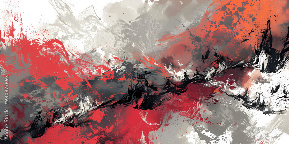 Vibrant Abstract Art with Colorful Paint Swirls Vibrant Abstract Art with Colorful Paint Swirls