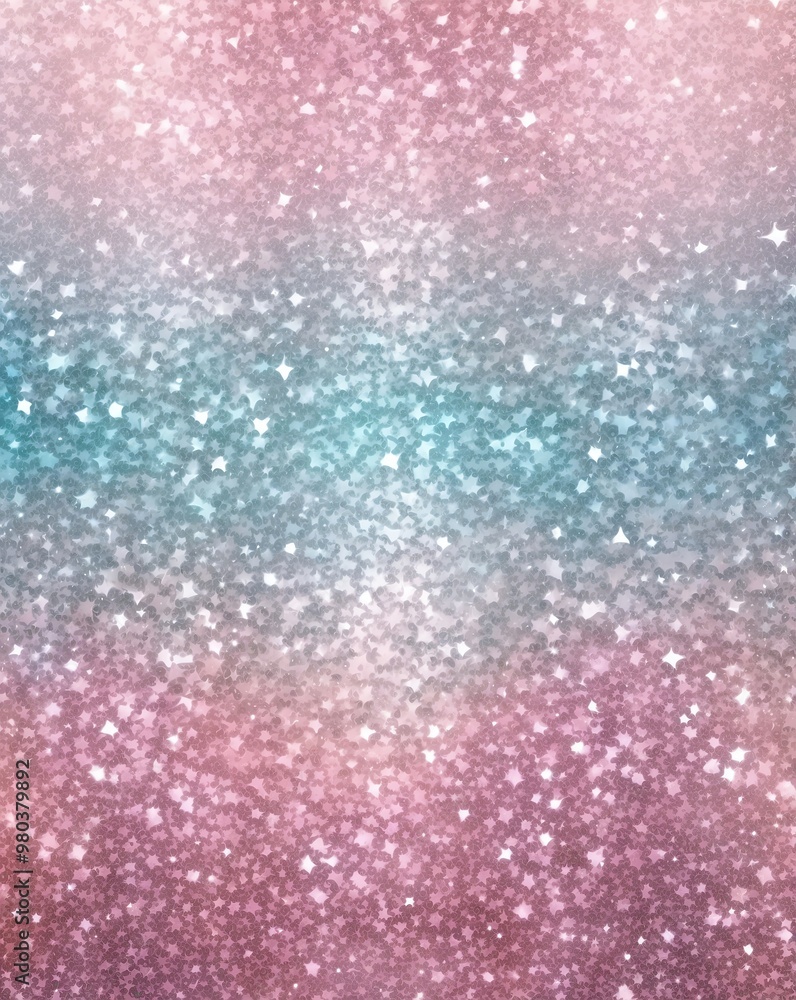 Soft glitter pattern with pink to silver gradient Soft glitter pattern with pink to silver gradient