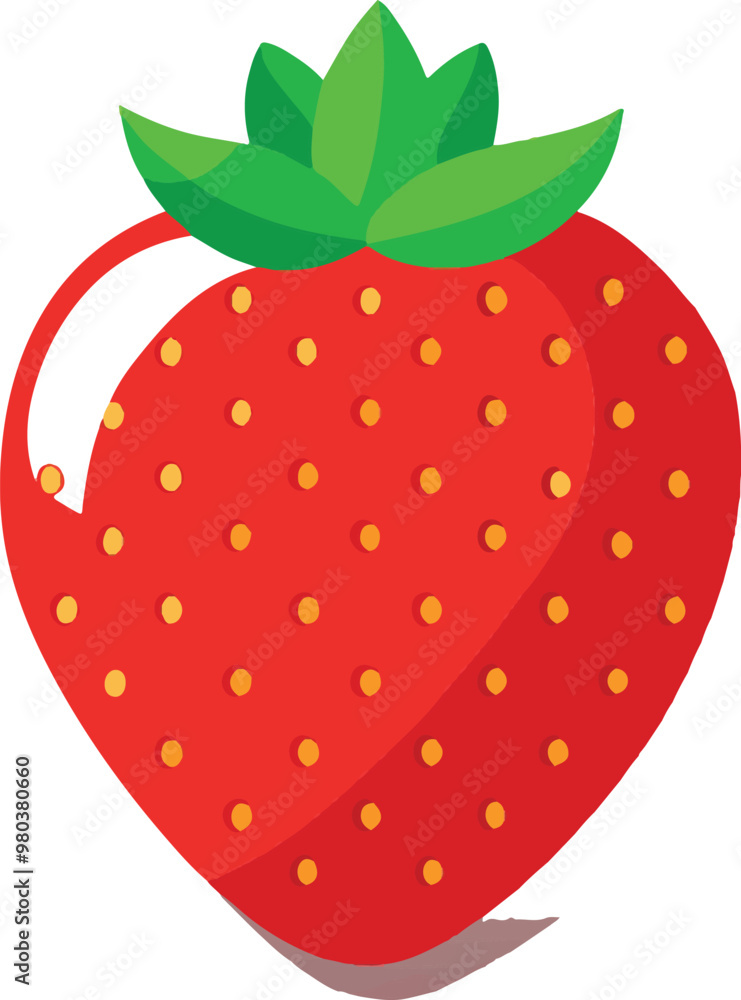 strawberry on white background strawberry on white background