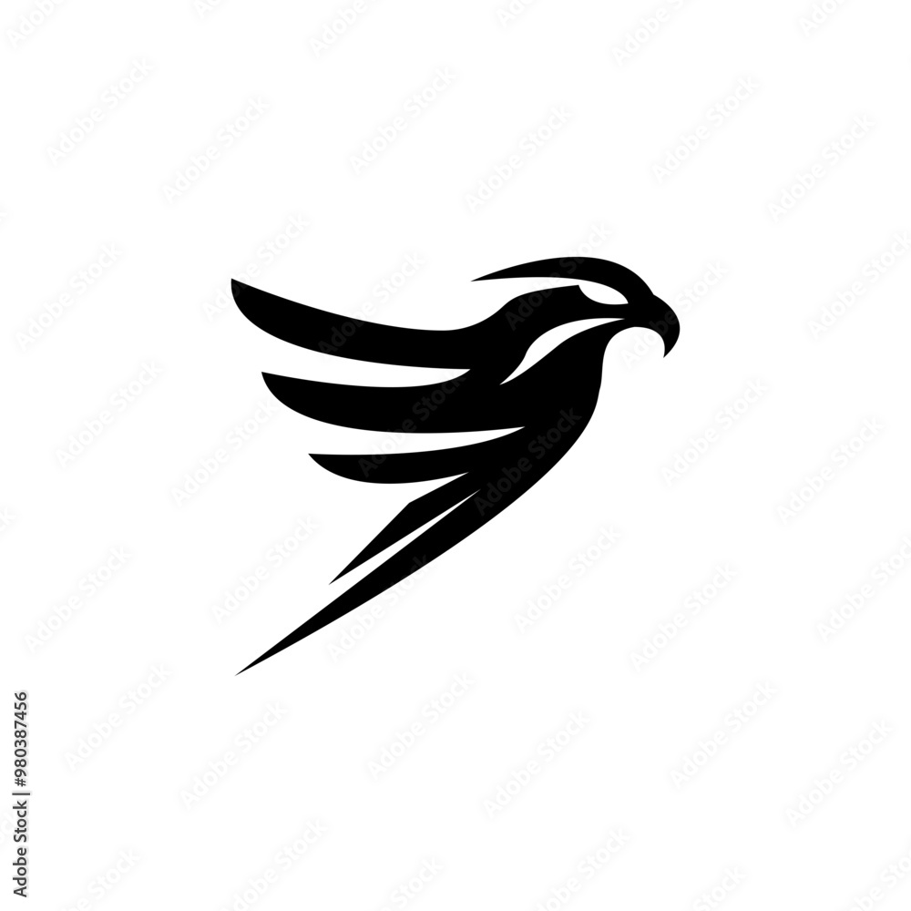 Obraz premium Eagle logo design. Eagle logo for your business. bird head logo