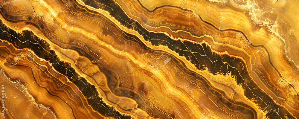 Obraz premium Striking Natural Layered Rock Formation Close-up
